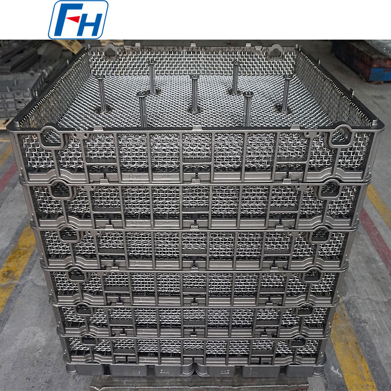 Paniers, cadres, plateaux et accessoires de traitement thermique moulés avec précision personnalisés | FH®