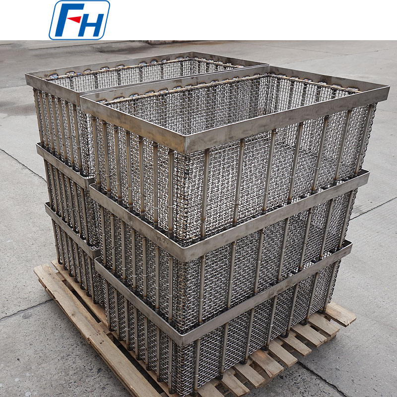 Panier métallique en acier inoxydable 310S, traitement technique de soudage résistant à la chaleur | FH®