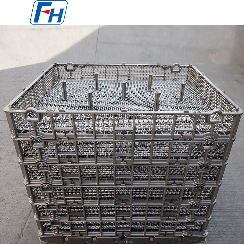 1.4849 Paniers de traitement thermique pour un flux d'air et une répartition optimale de la chaleur | FH®