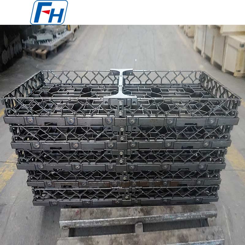 2.4879 Panier de traitement thermique pour four à résistance de type boîte adapté au traitement thermique des fixations/pièces estampées | FH®
