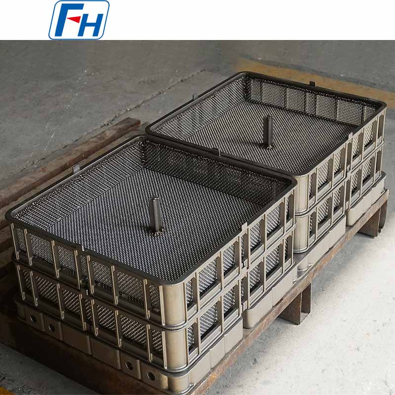 Paniers de traitement thermique avec une résistance thermique maximale pour un traitement thermique de précision | FH®