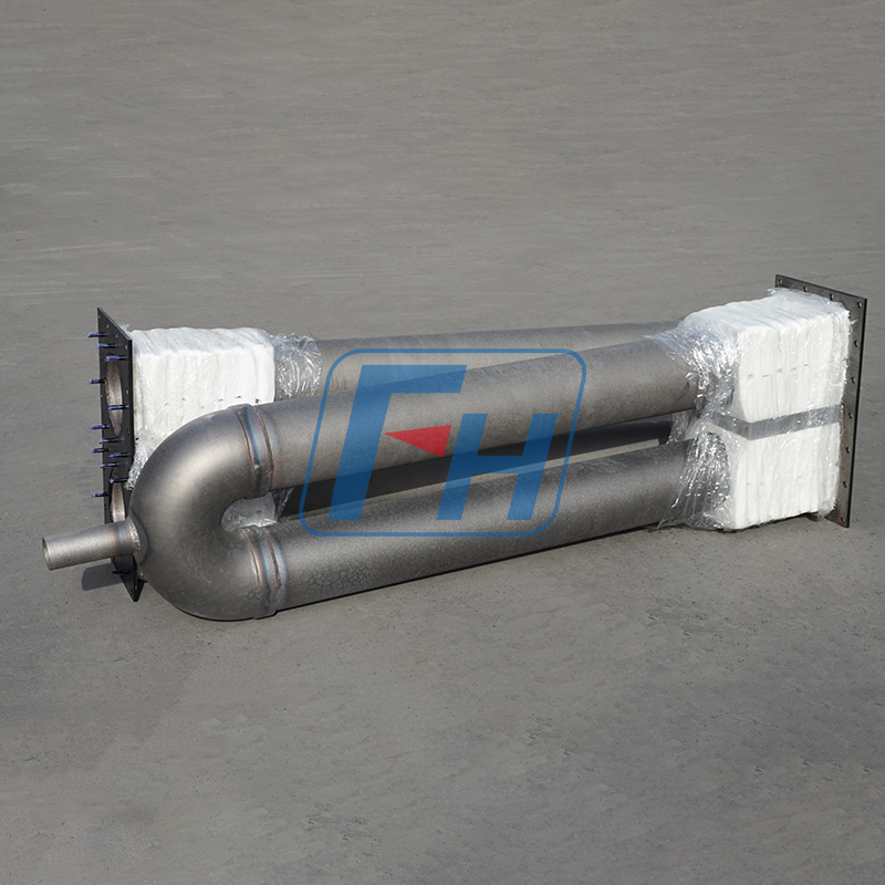 Tubes radiants pour four continu